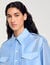 Loose-fit satin shirt
