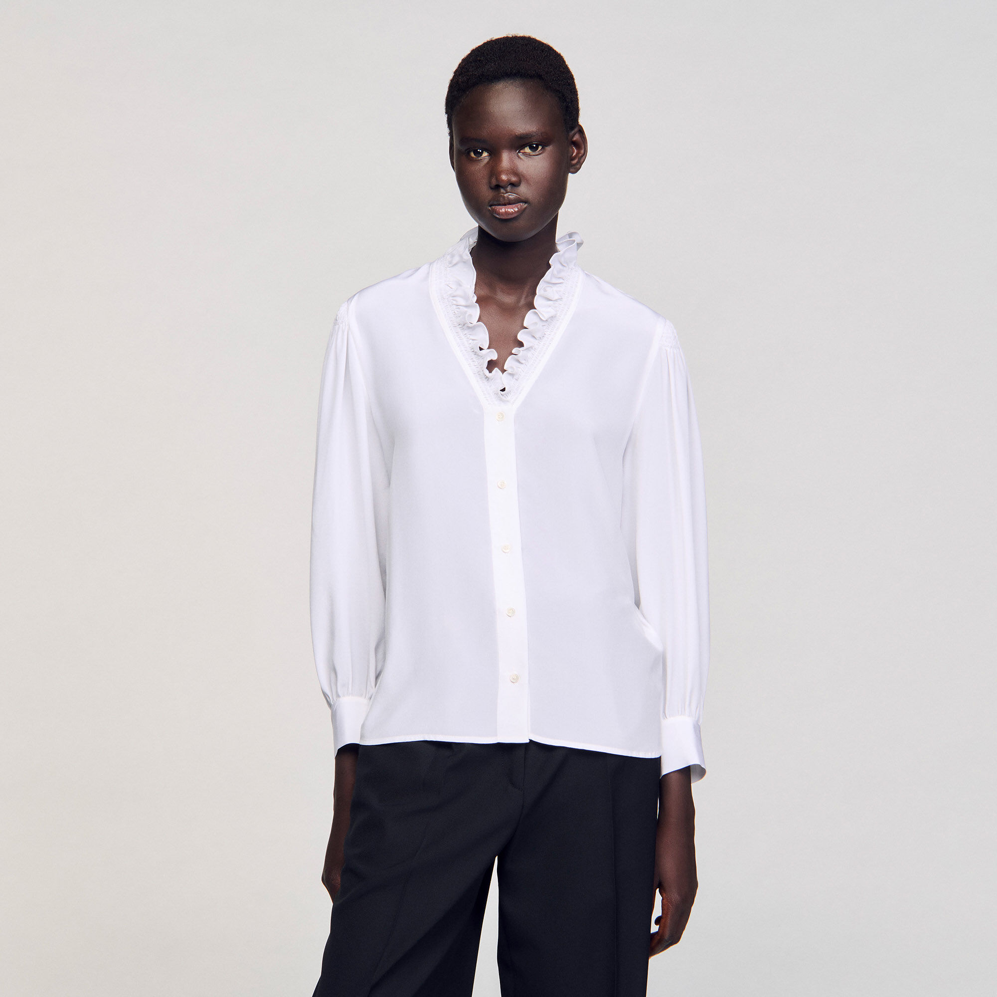 Floaty silk shirt