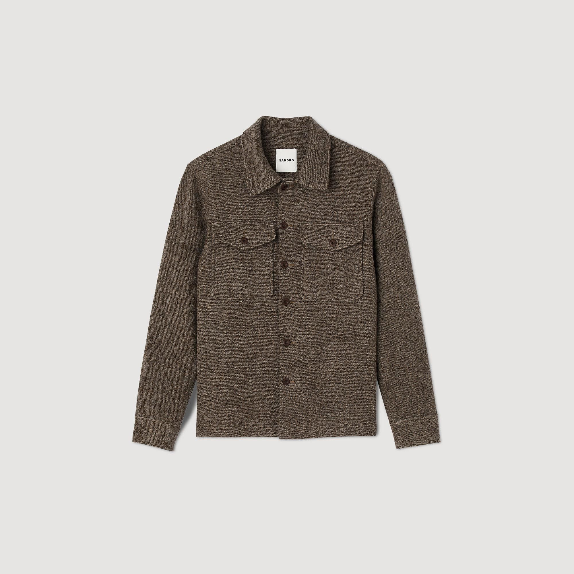 Wool overshirt