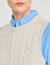 Sleeveless short sweater