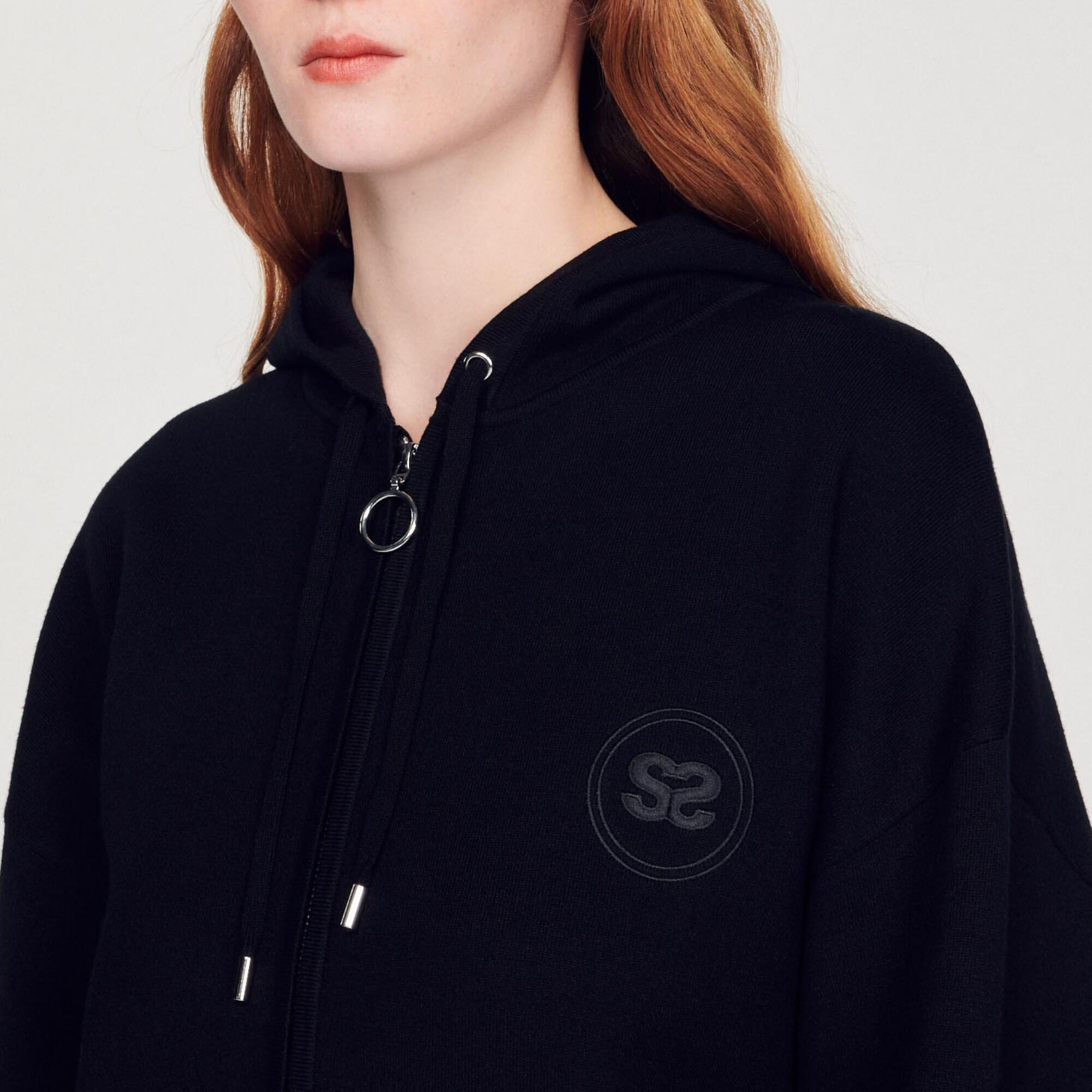 Oversized zip sweatshirt