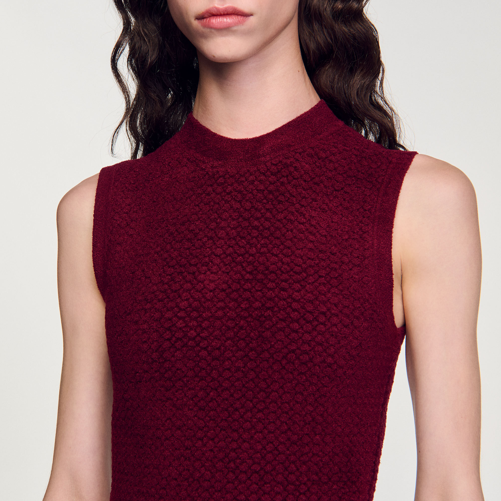 Velvet knit dress