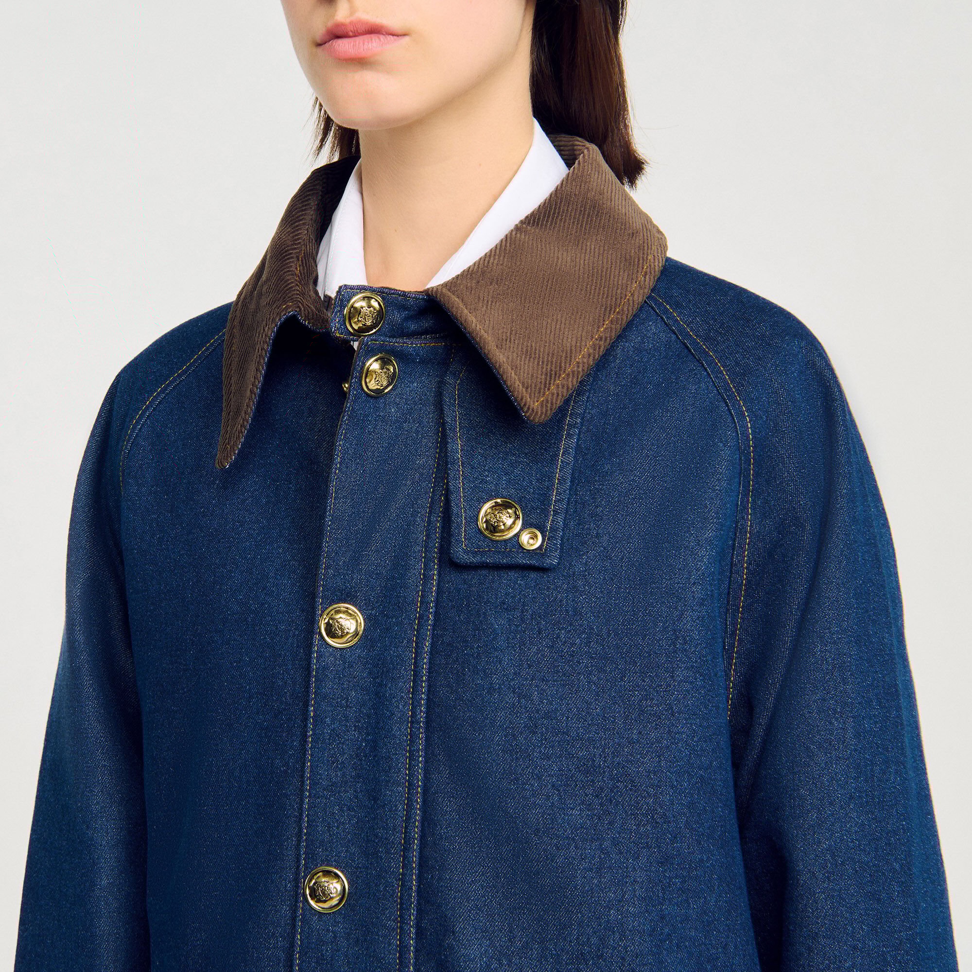 Denim workwear jacket