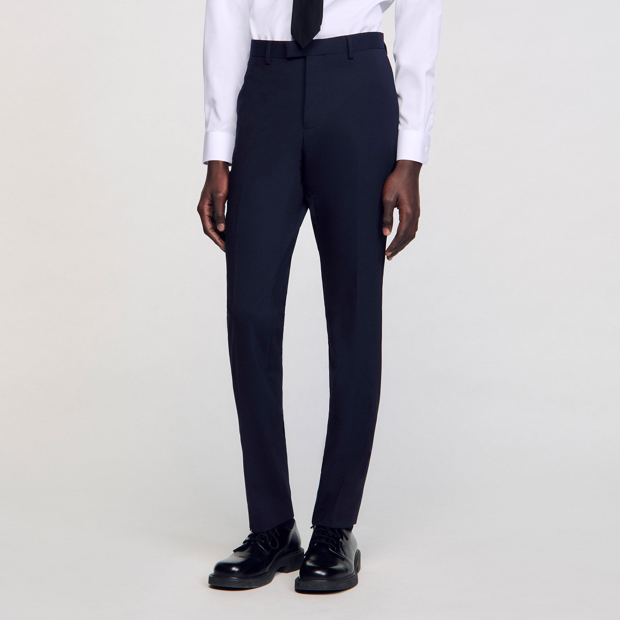 スーツ SUPER LIGHT WOOL TROUSERS Black Super Light Wool Trousers by AURALEE on Sale