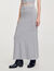 Maxi wool skirt