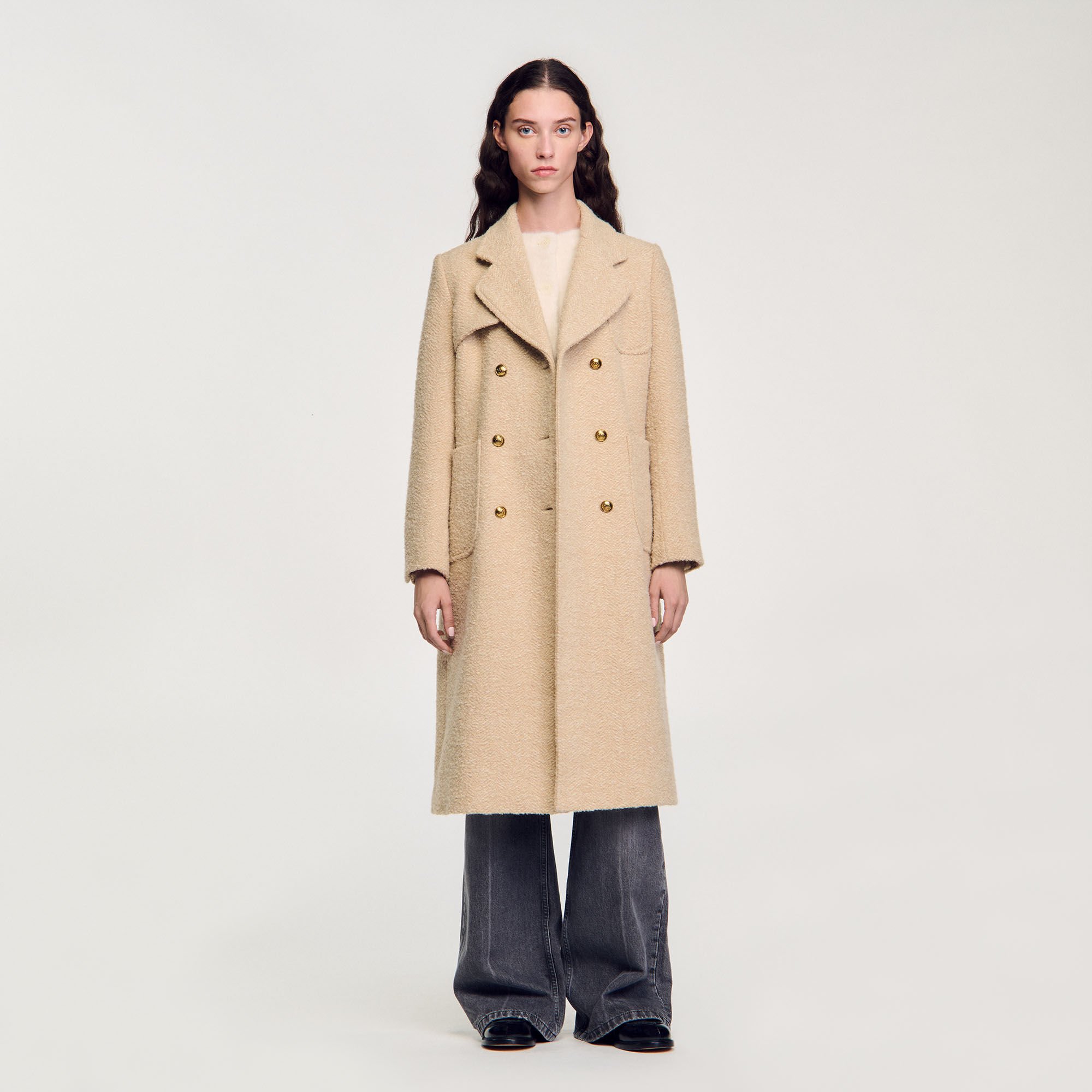 Long Double-Breasted Coat