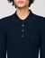 Cable knit polo sweater