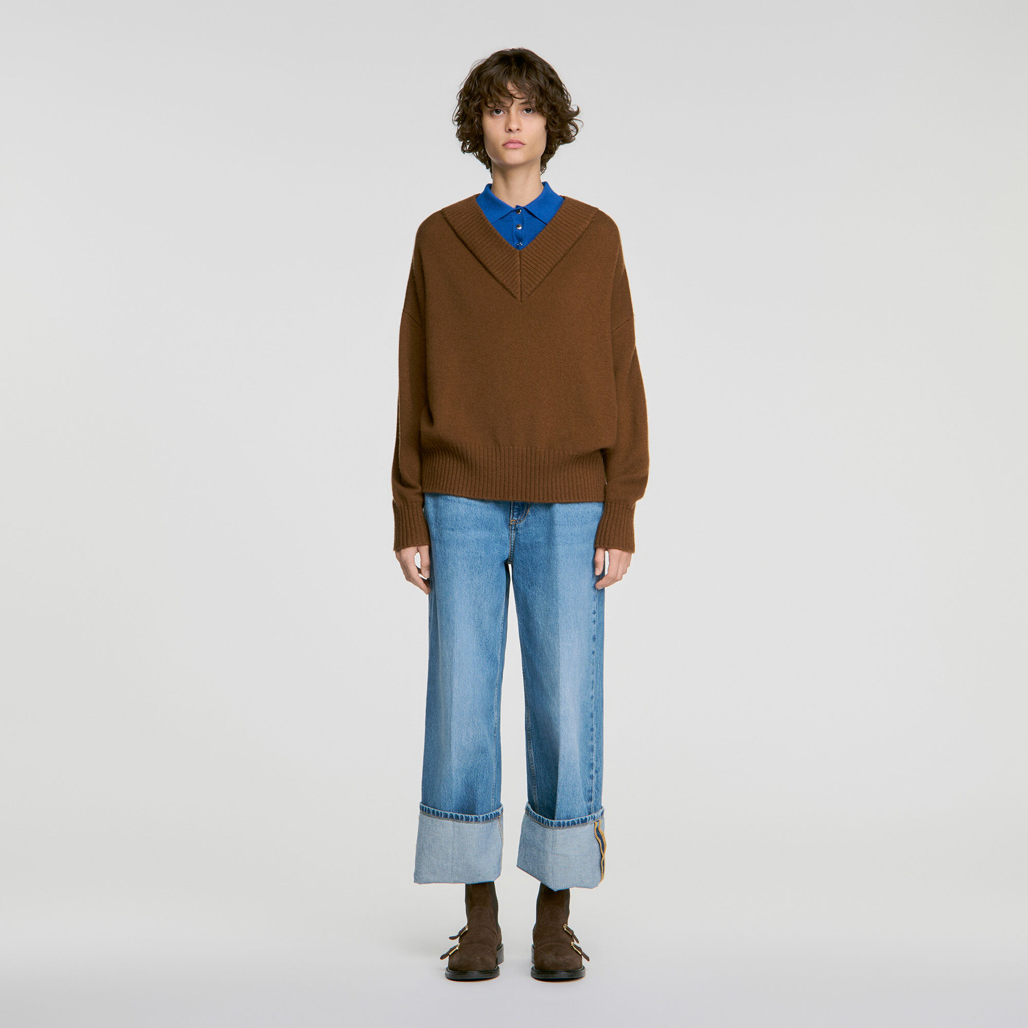 2-in-1 wool and cashmere sweater - Women | Sandro