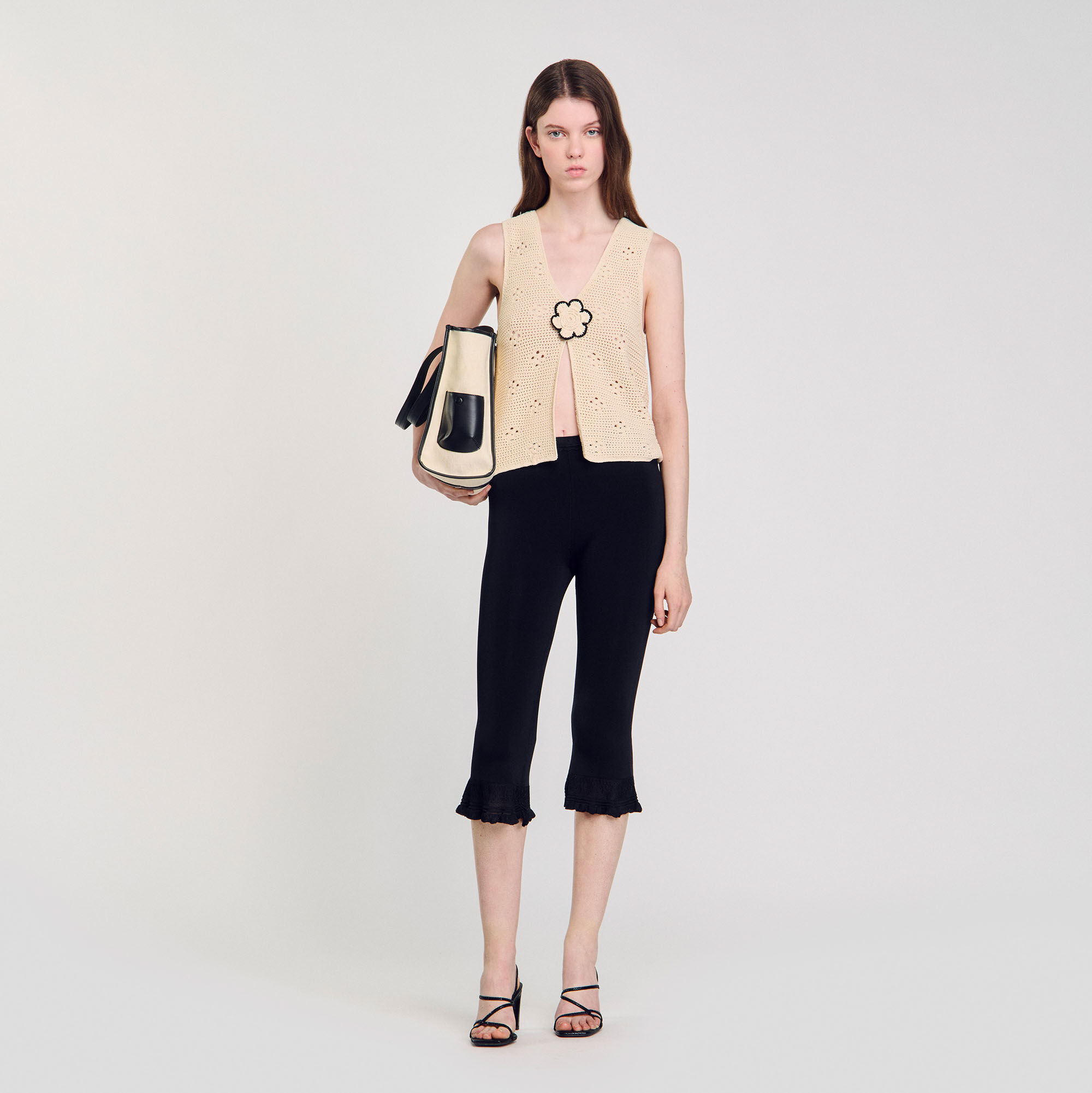 完売品！ CLANE CAPRI RIB PANTS Women's Capris Pants | Women's Cropped Pants | Planters Exchange