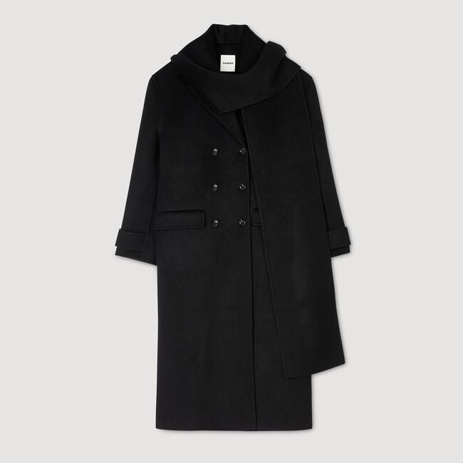 Oversized wool coat