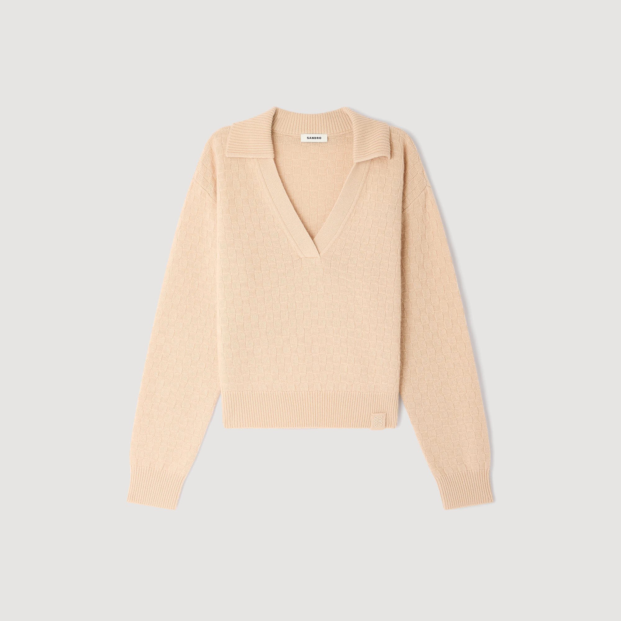 Polo-neck sweater