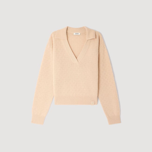 Polo-neck sweater
