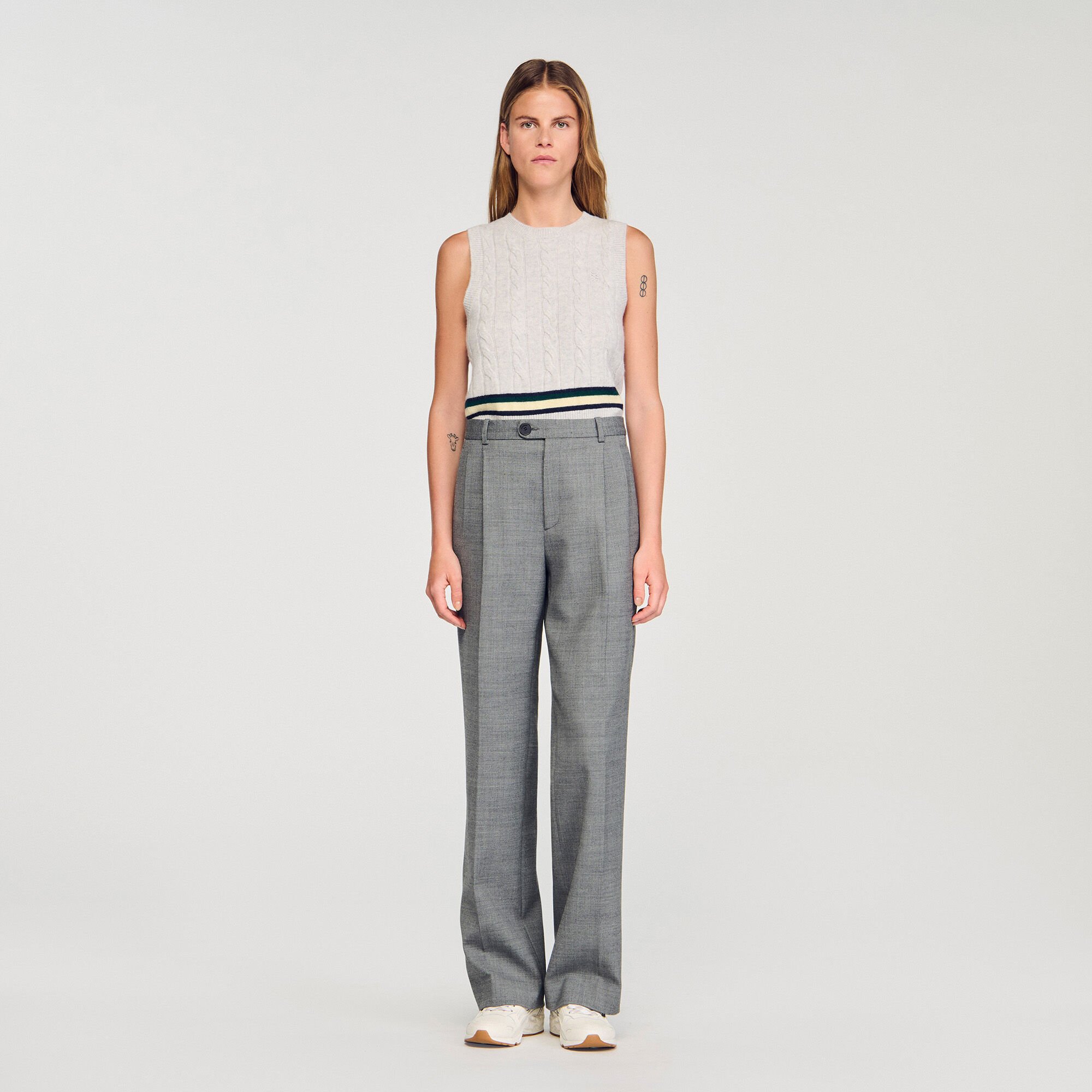 Straight-leg trousers