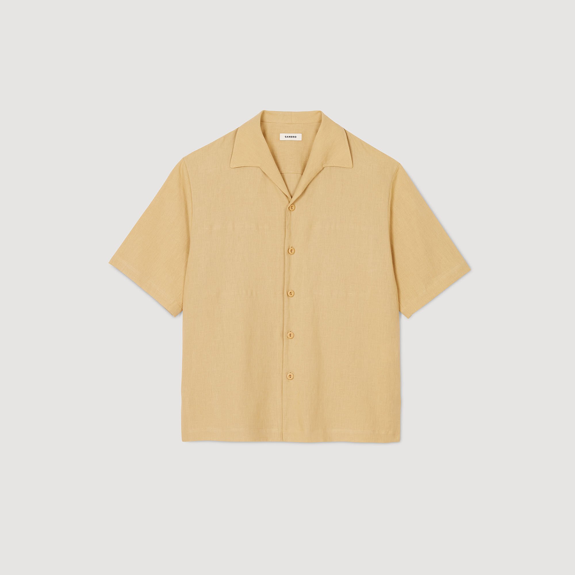 Cotton and linen shirt