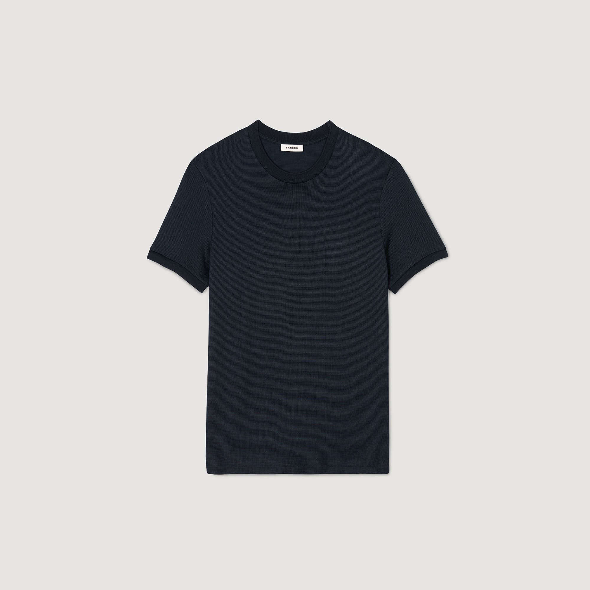 Mock neck T-shirt