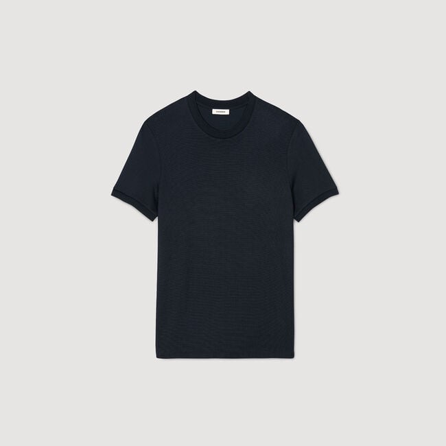 Mock neck T-shirt