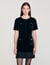 Mini velvet dress