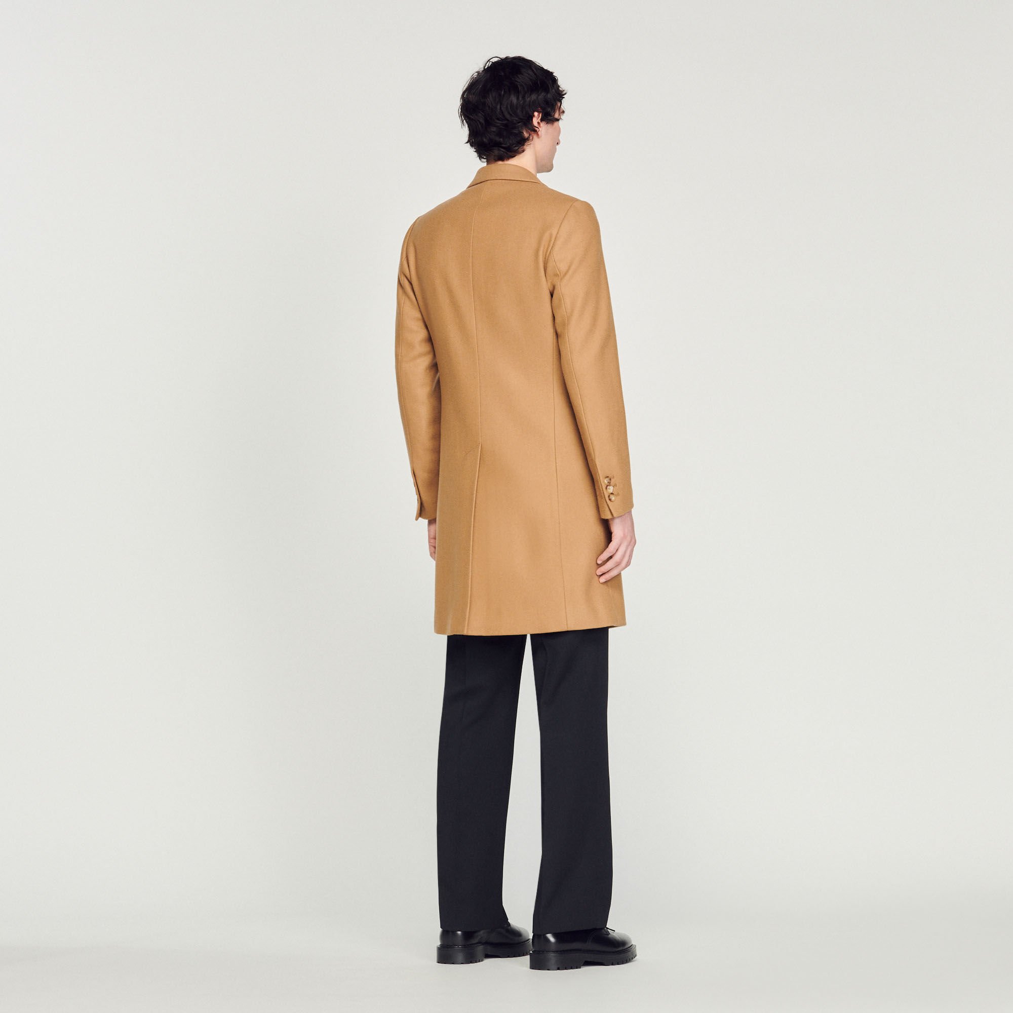 Wool and cashmere coat