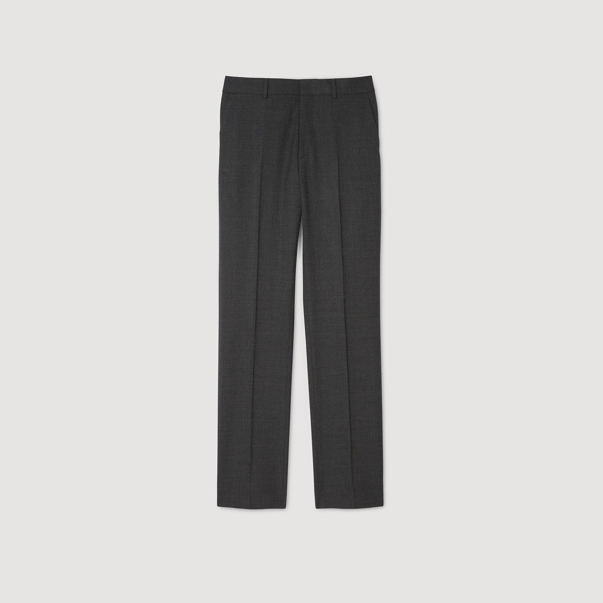 Wool suit trousers