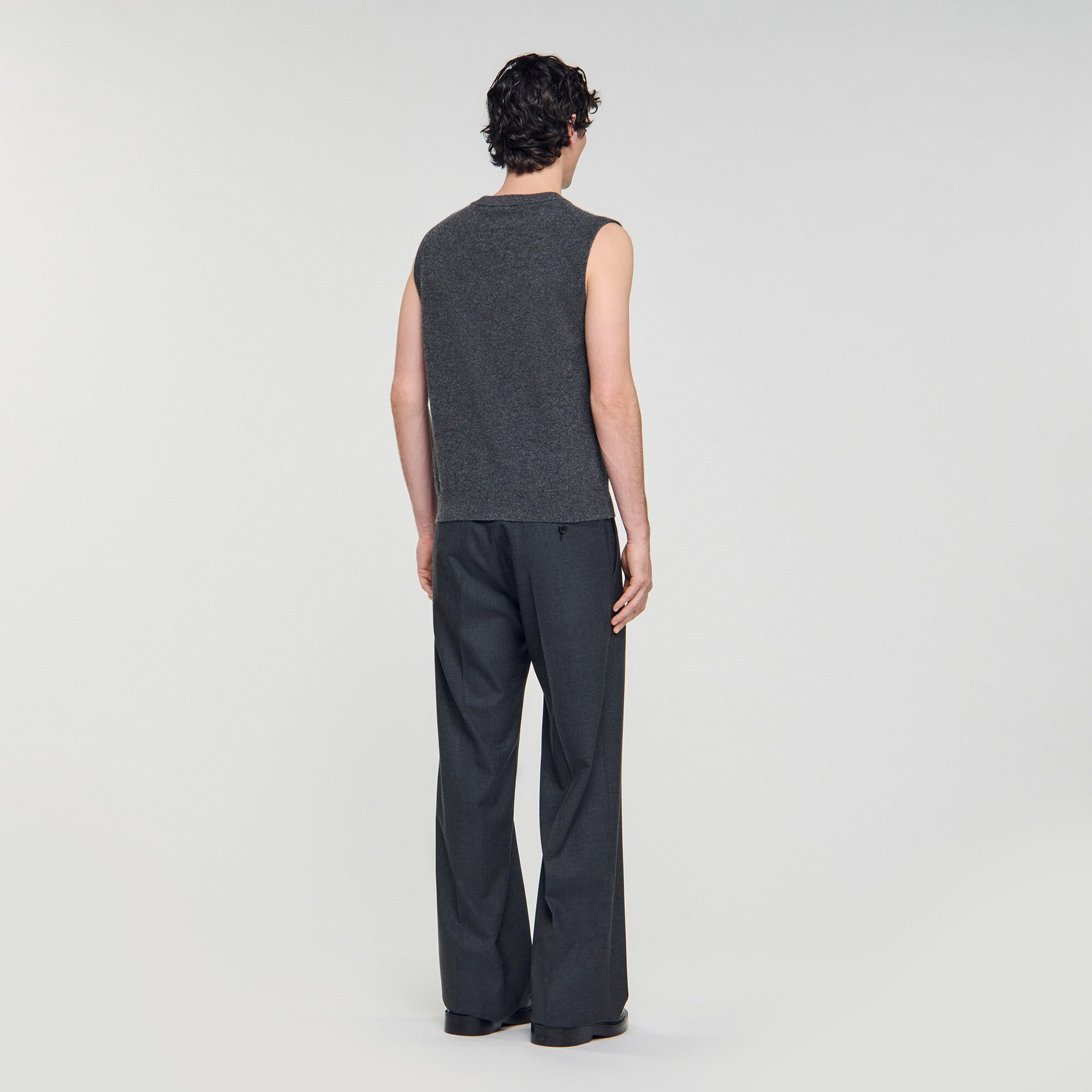 Cashmere vest top