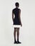 Cropped two-tone dress