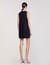 mini dress with rhinestone details