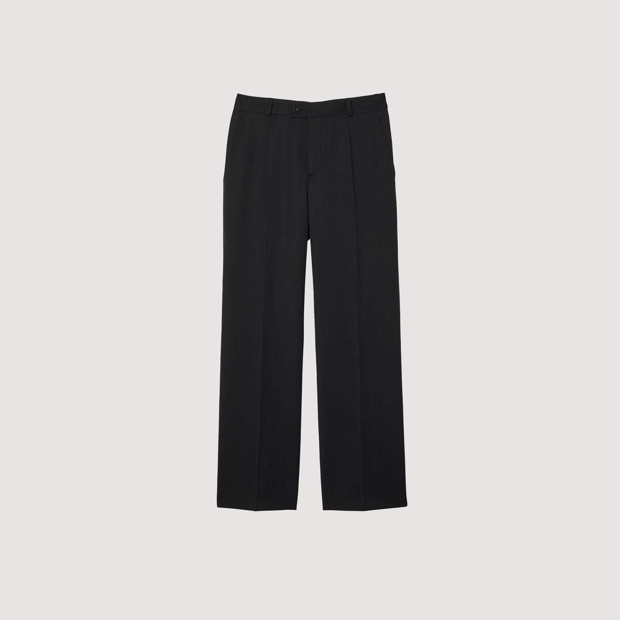 Wool blend pants