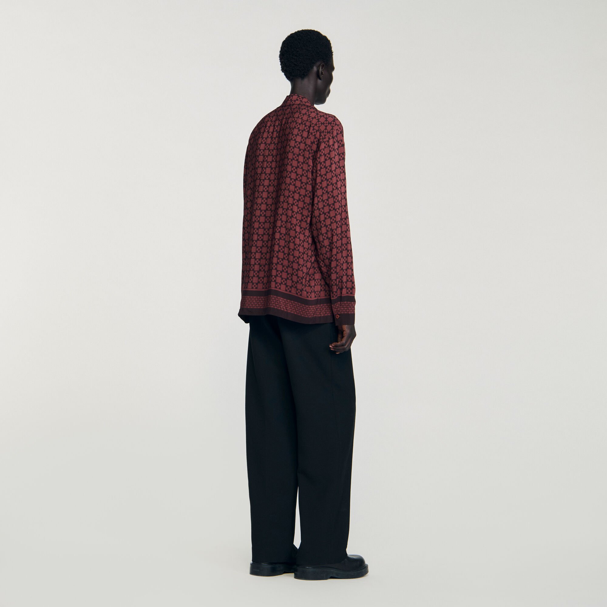 Printed loose-fit shirt