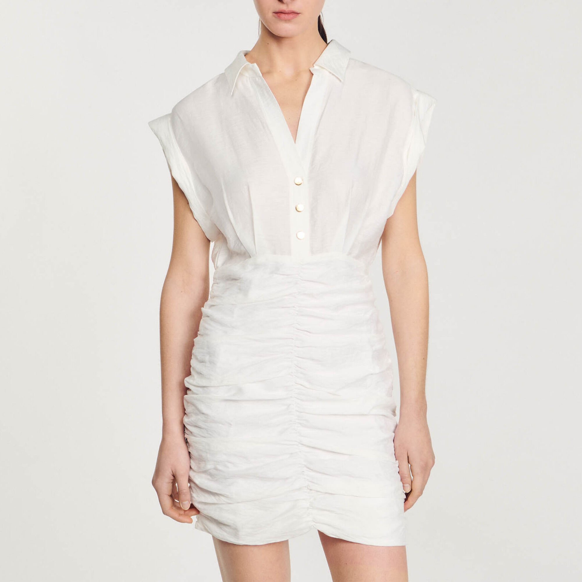 Short draped dress