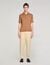 Cotton and silk polo shirt