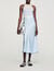 Long satin-effect skirt