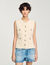 Decorative tweed vest