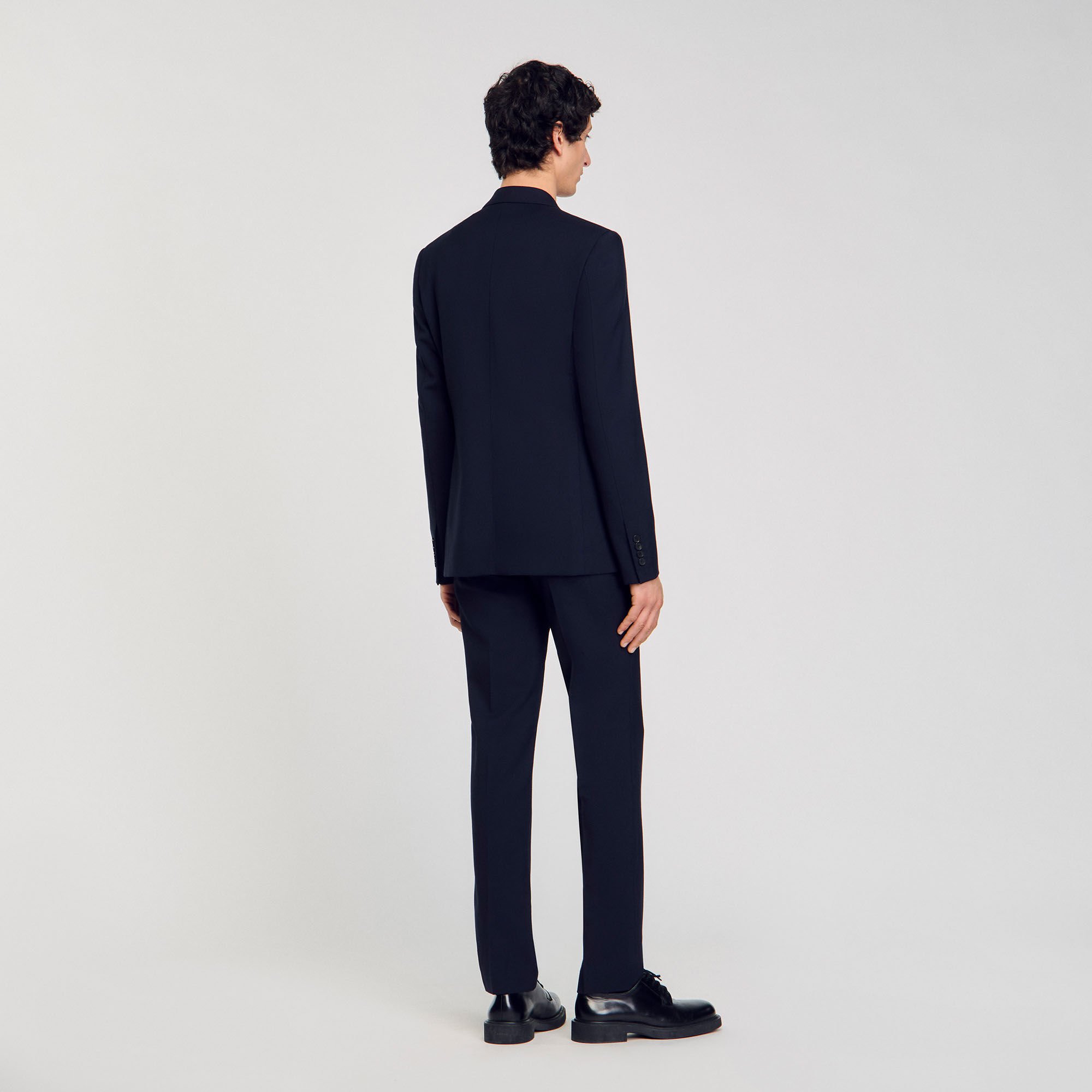 Double-breasted suit jacket