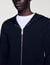 Zipped cardigan with hood