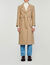 Long bouclé coat