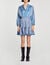 Short tie-print dress