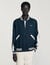 Zip-up varsity jacket