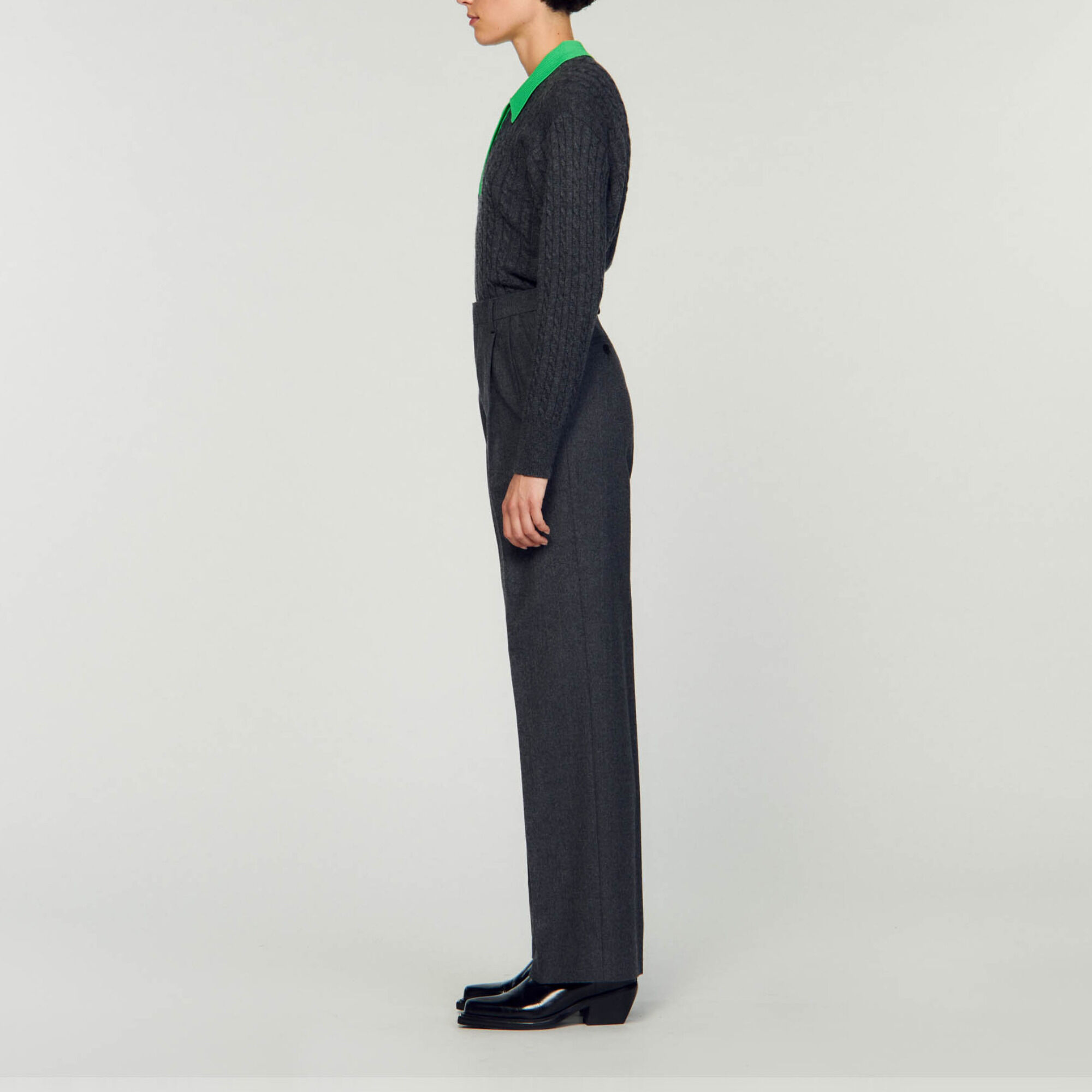 Straight-leg pants