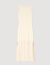 Fringed knit maxi dress