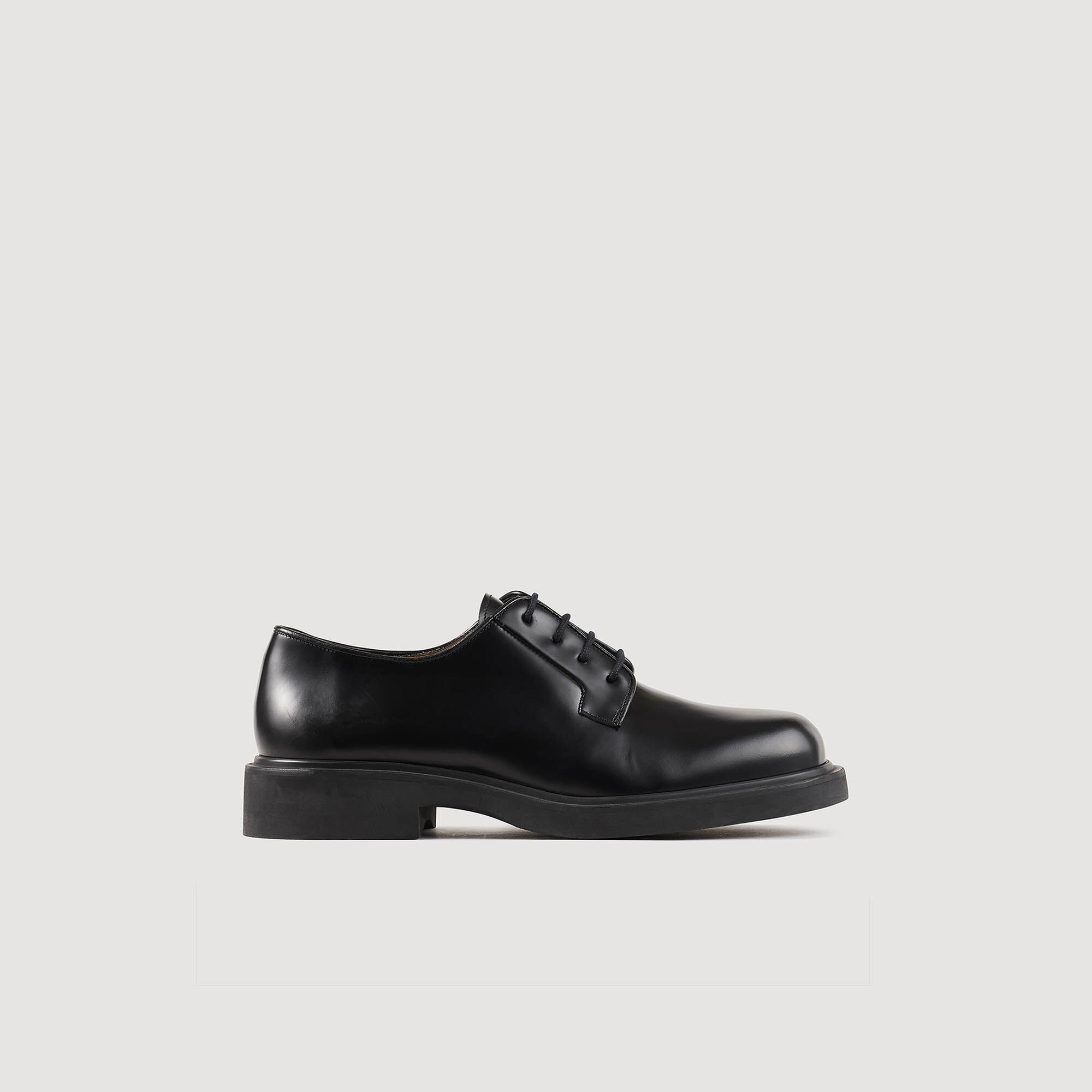Patent leather dress shoes