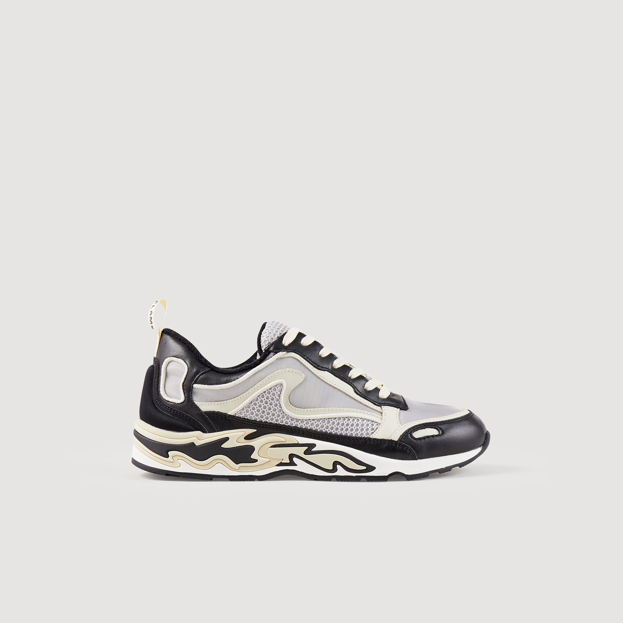 Sandro sneakers beige hot sale