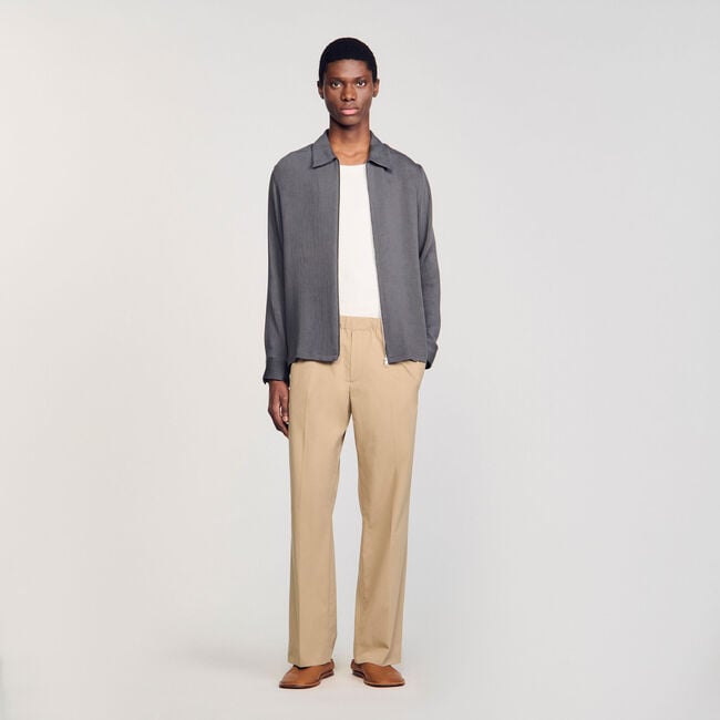Pleated shirt