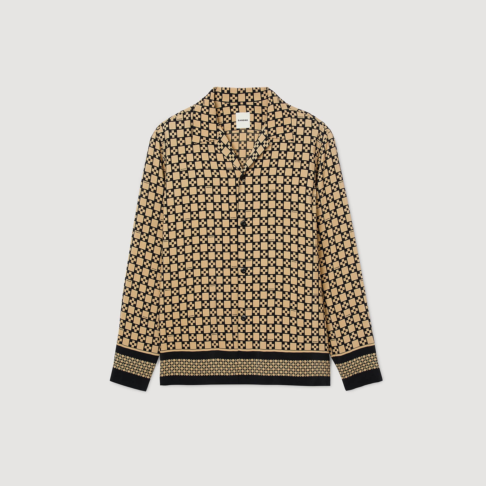 Printed loose-fit shirt