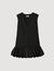 Mini tailored dress with ruffle