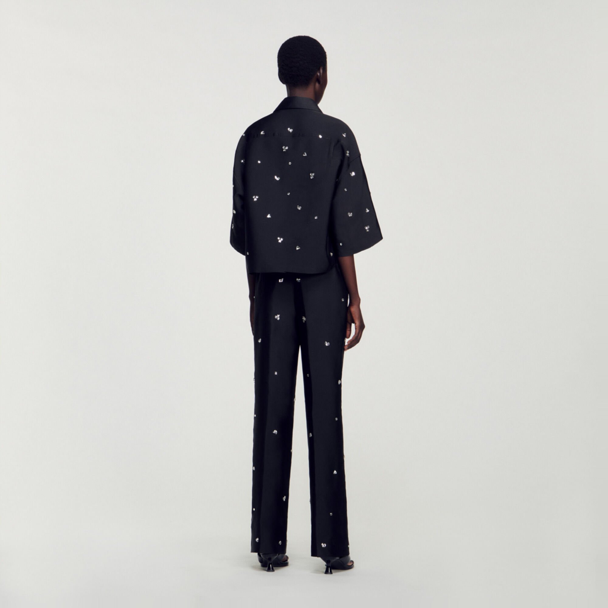 Shirt Embellished With Rhinestones