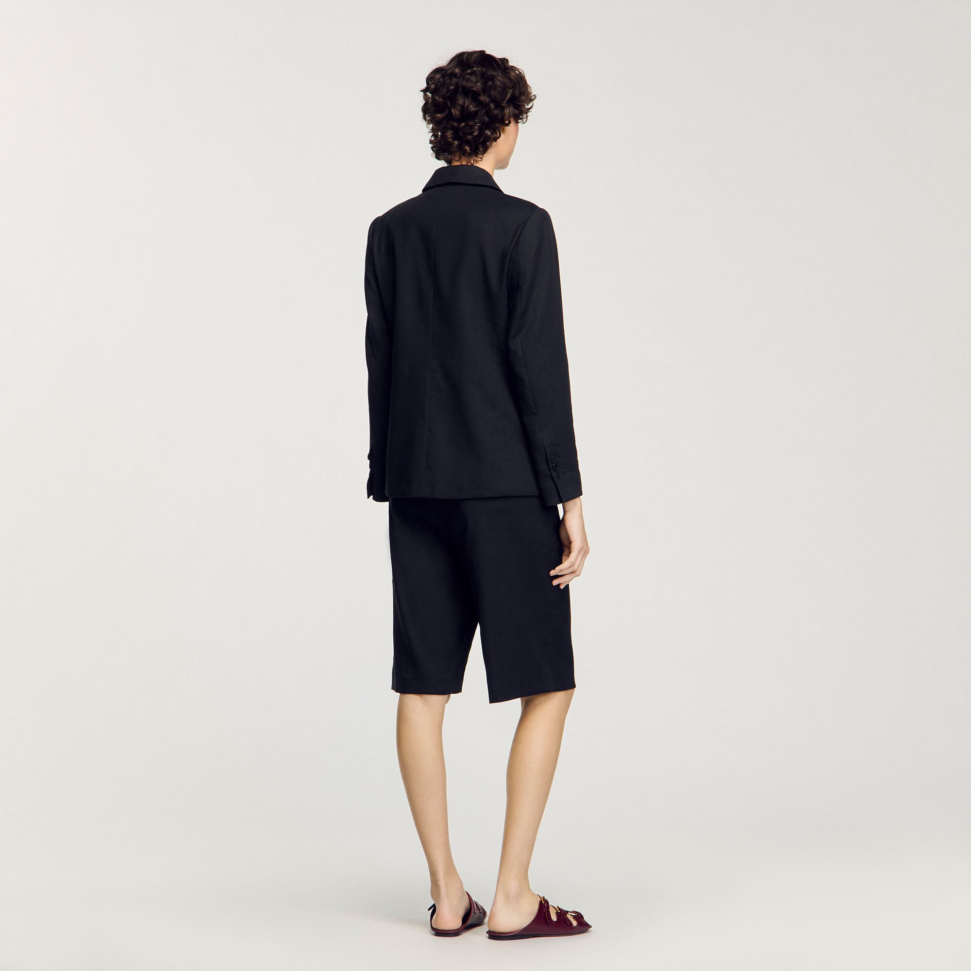 Double-breasted suit jacket