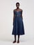 Midi denim dress