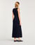 Maxi dress with crochet detailing