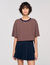 Striped rhinestone T-shirt