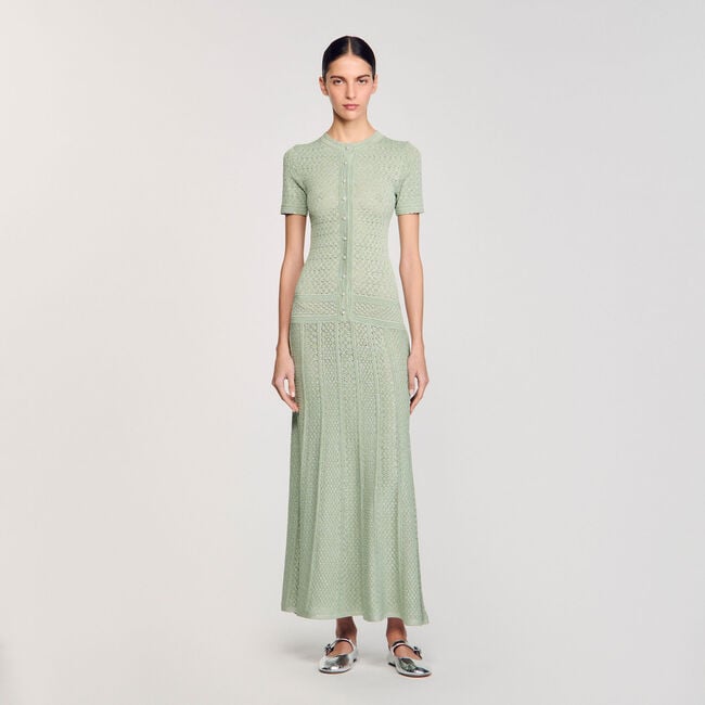 Knit maxi dress